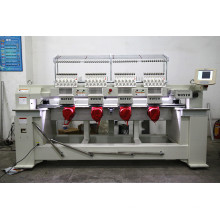 Máquina del bordado del ordenador con la pantalla táctil de 8 pulgadas para el casquillo / la camiseta / el bordado planos industriales (WY1204C)